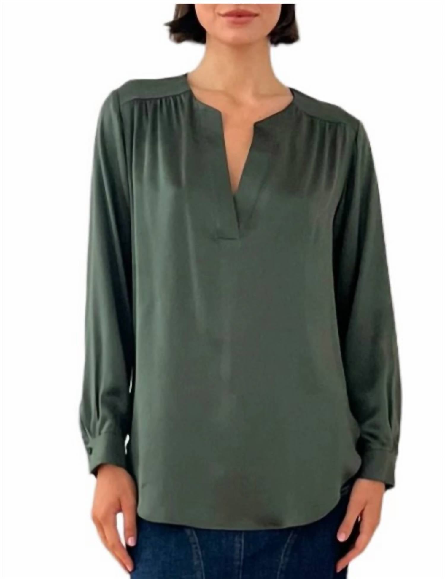 Amanda Uprichard Highliner Shirt In Tarragon,All Products : American Fashion Style Bags On Sale Amanda Uprichard Highliner Shirt In Tarragon,All Products : American Fashion Style Bags On Sale