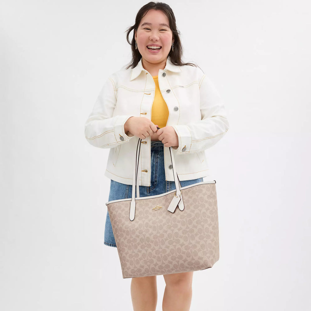 Coach Outlet City Tote Bag In Signature Canvas | ShopSimon