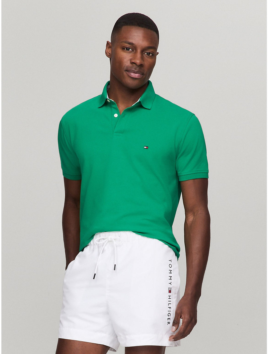 Tommy Hilfiger Men's Stretch Regular Fit Tommy Polo