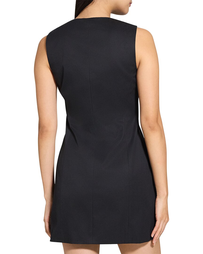chinese dress ladies BACK TO BUSINESS FAUX LEATHER DETAIL PLEATED BLAZER DRESS – AKIRA main image 0