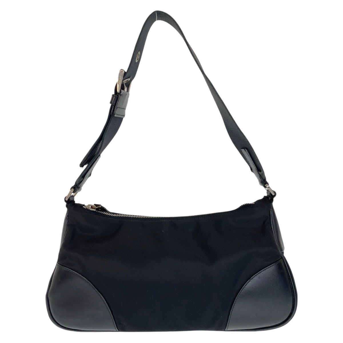Prada Prada Nylon Tessuto Logo Plate Shoulder Bag,Specials : American Fashion Style Bags On Sale
