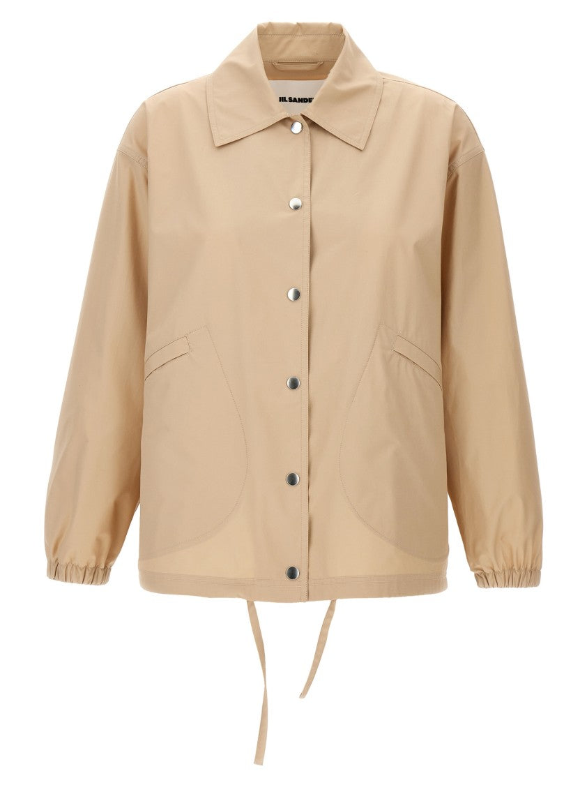 Jil Sander Boxy Light Cotton Jacket | ShopSimon