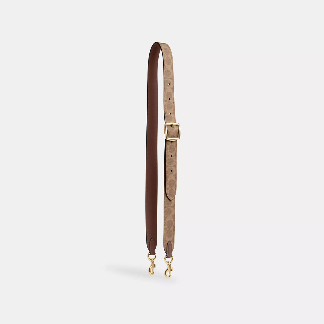 Coach Outlet Reversible Strap In Signature Canvas | ShopSimon
