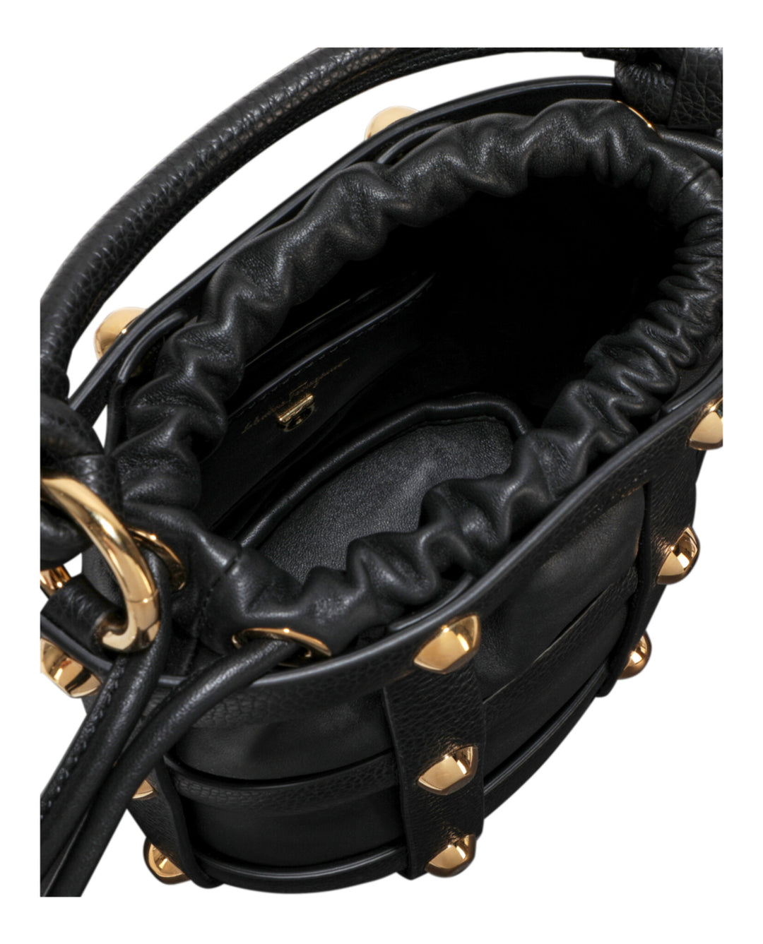 ハンドバッグ Ferragamo Stud Cage Bucket Bag Salvatore Ferragamo Stud Cage Bucket Bag | ShopSimon