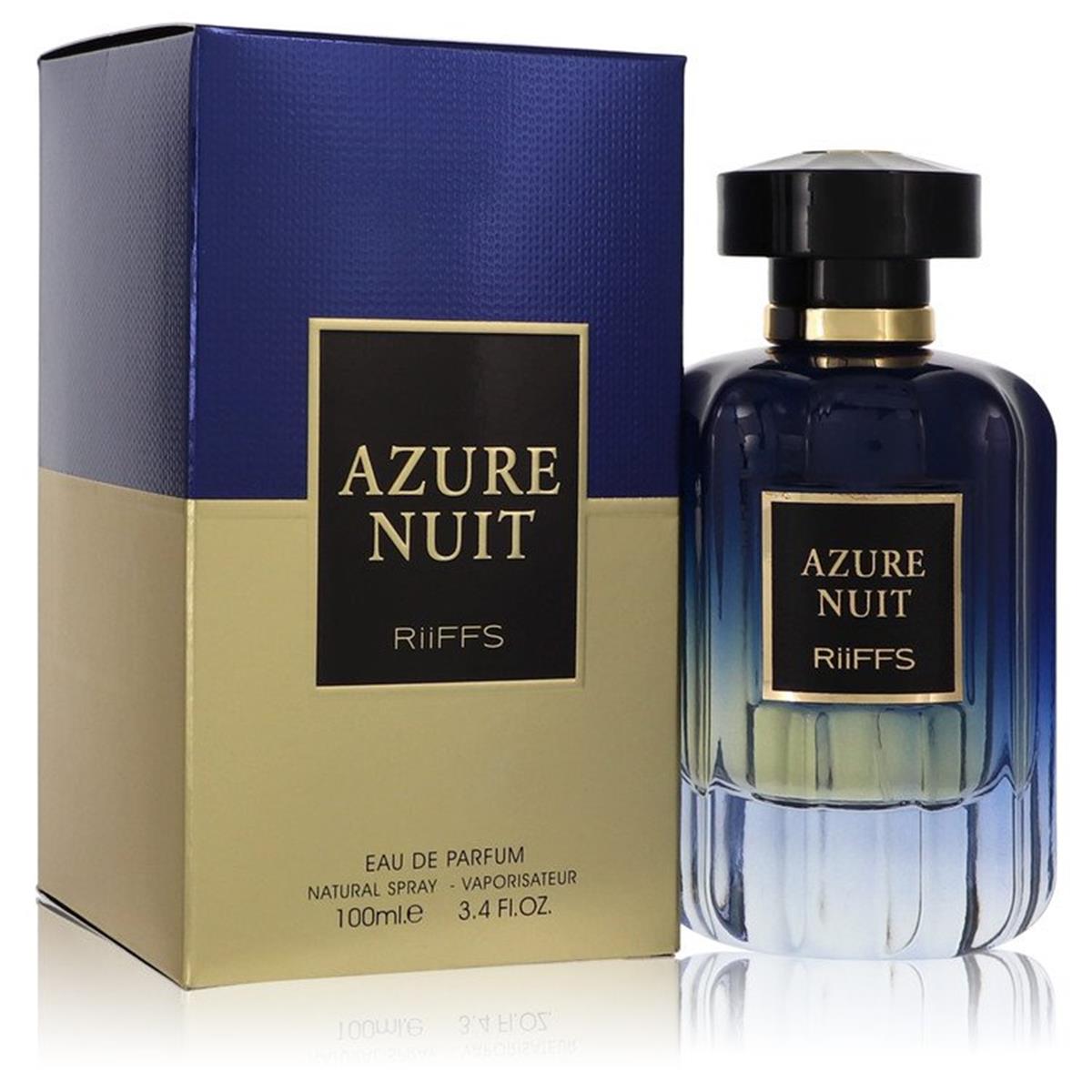 Riiffs Riiffs 3.4 oz Azure Nuit Eau De Parfum Spray for Men,Specials : American Fashion Style Bags On Sale