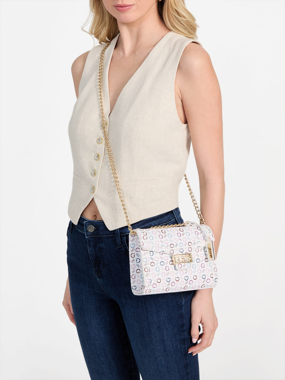 Guess Factory Sabrina Wallet on a String | ShopSimon