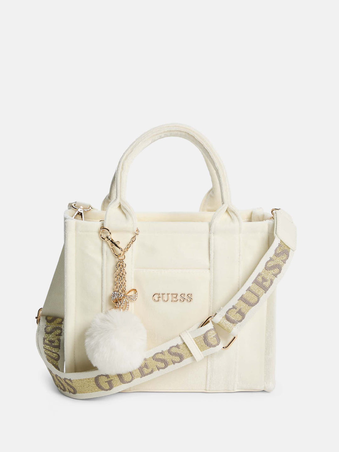 Guess Factory Holly Faux-Fur Mini Tote | ShopSimon display picture 1