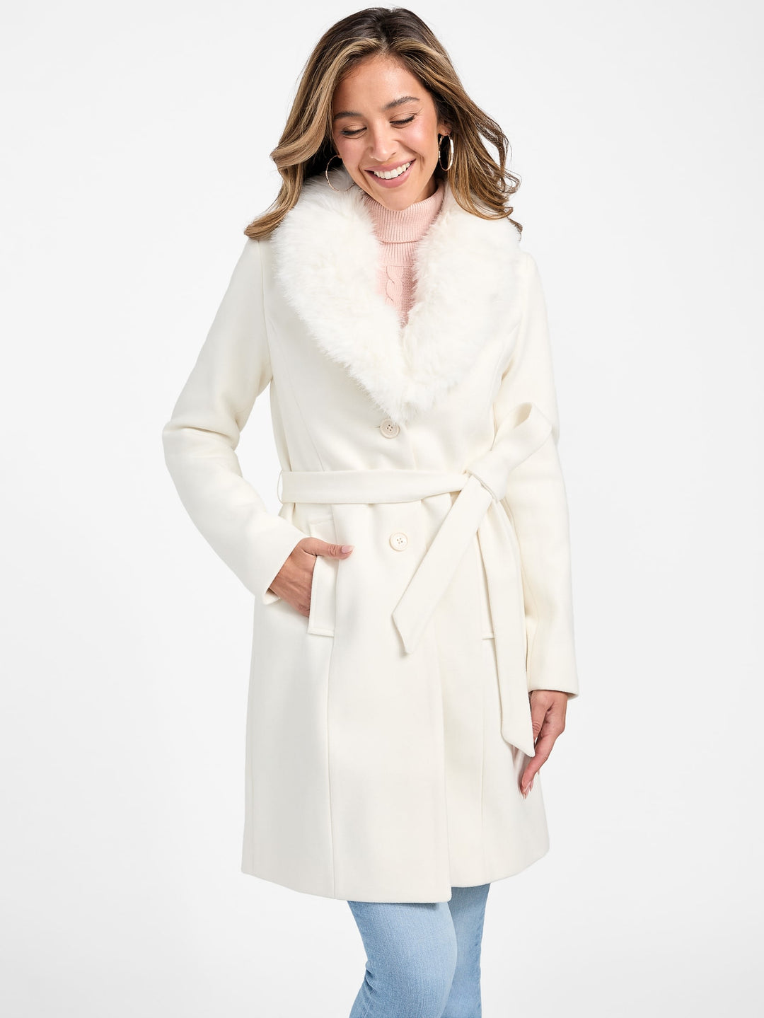 期間限定値下げ　thetoe　Somerset fur coat Vicinity Cropped Fur Jacket (ES2224TR-TROUT)