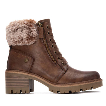 XTI Refresh Women's Block Heel Combat Booties