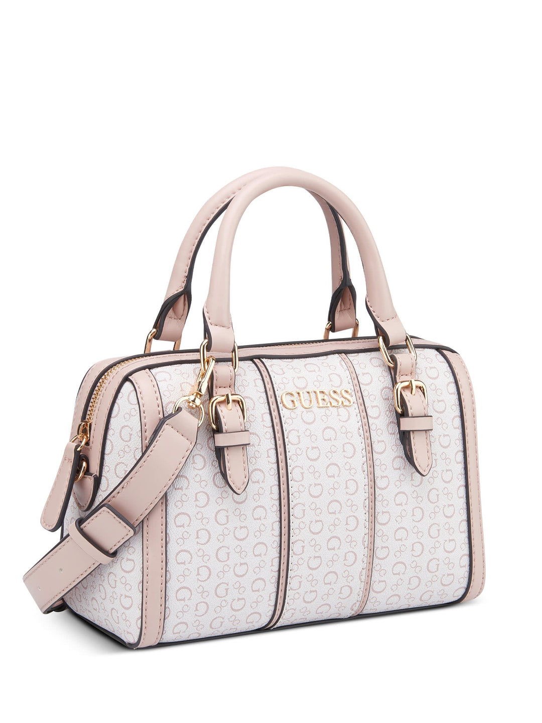 Guess Factory Radleigh Logo Box Satchel | ShopSimon
