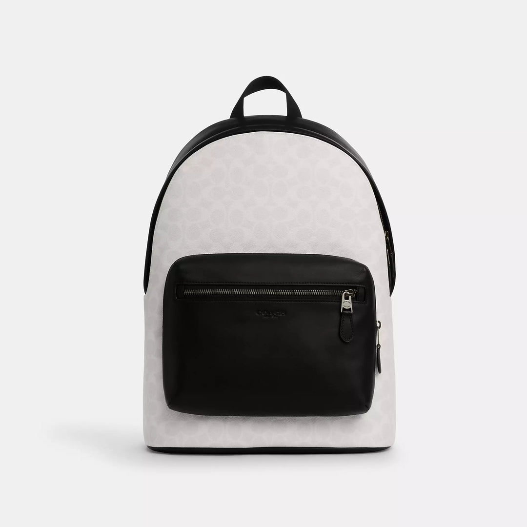 Coach Outlet West Backpack In Signature Canvas | ShopSimon