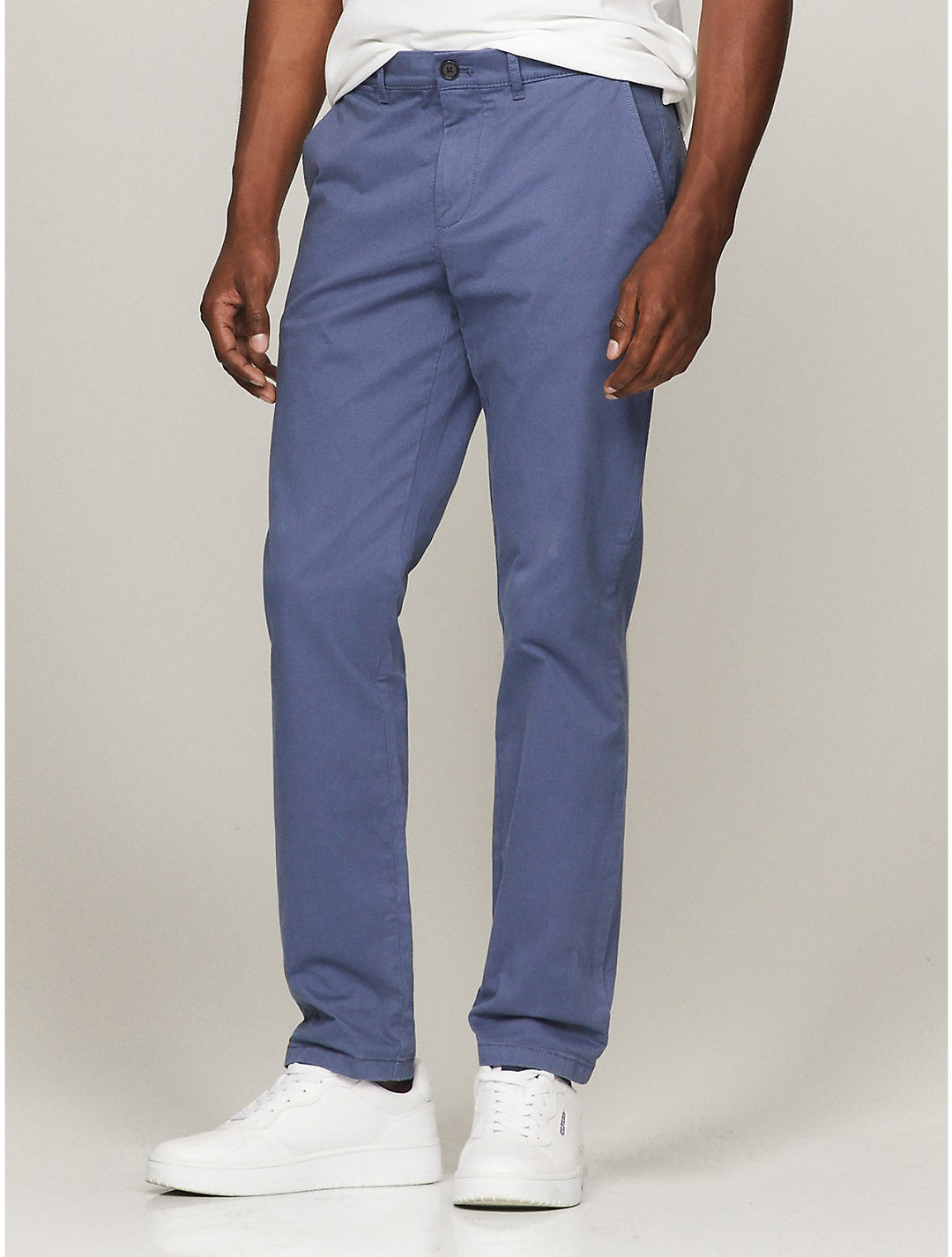 Tommy Hilfiger Men's Slim Fit THFlex Tommy Chino - Blue