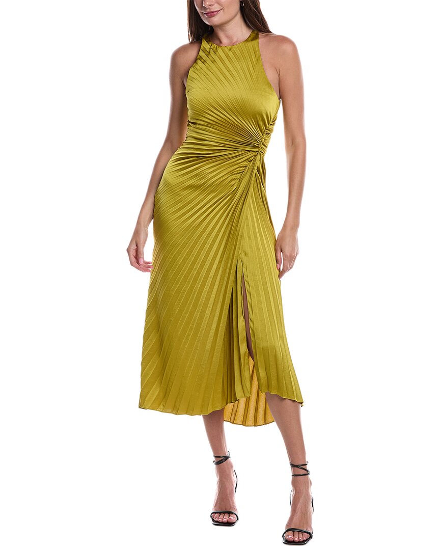 alc yellow dress A.L.C. Reagan Midi Dress