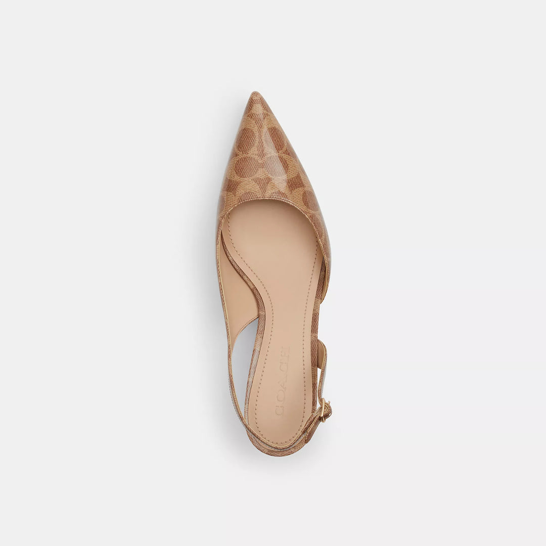 Coach Outlet Roxanne Pump In Signature Canvas | ShopSimon