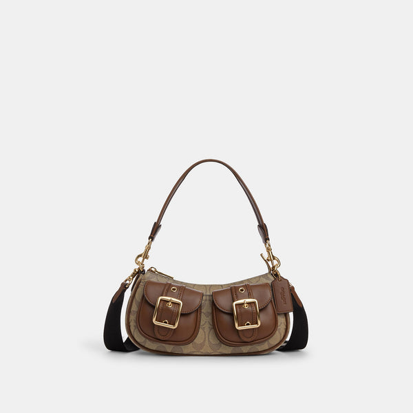 Coach Outlet Ashton Baguette In Signature Canvas | ShopSimon