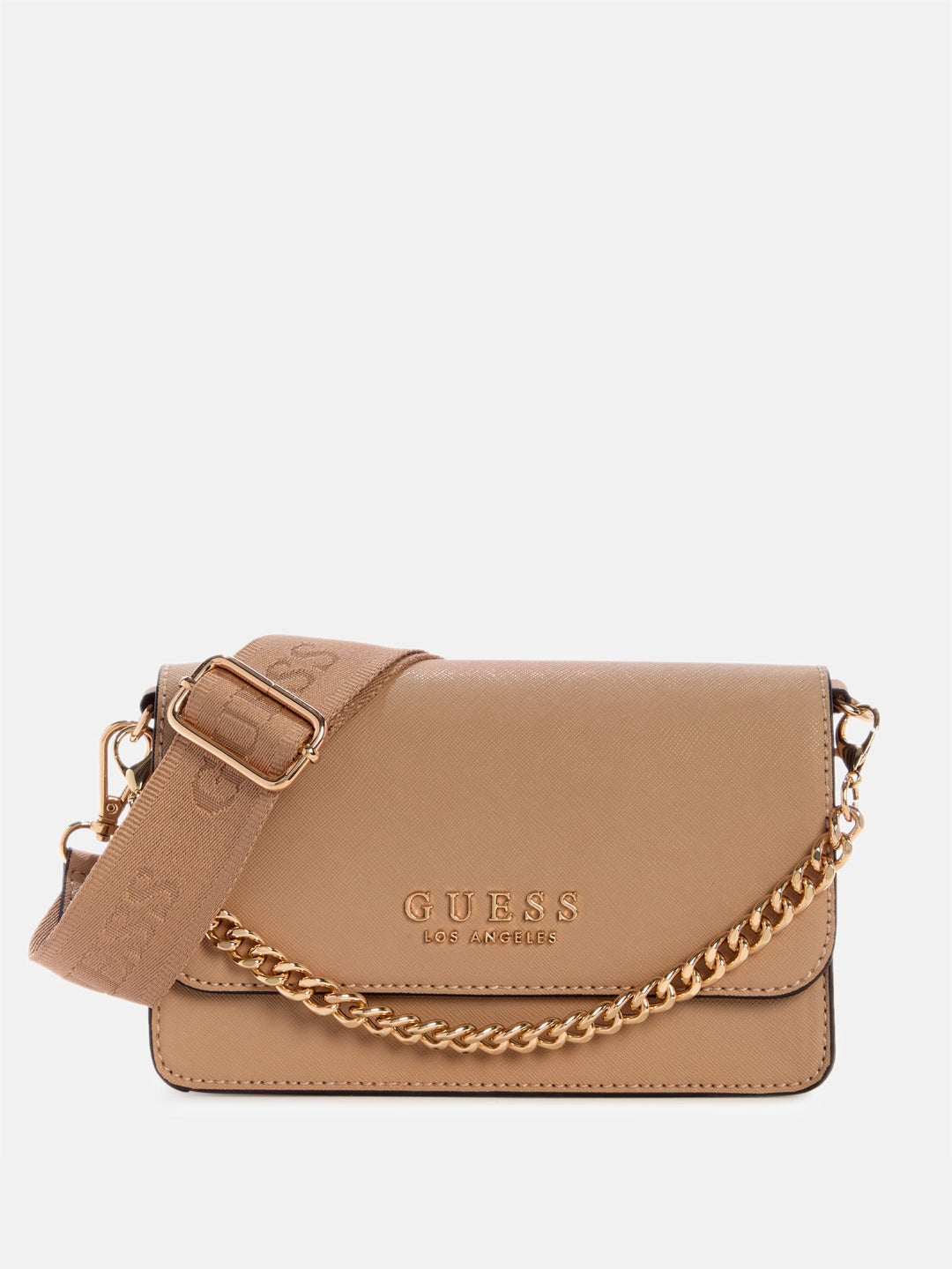 Guess Factory Indira Fold-Over Mini Crossbody | ShopSimon