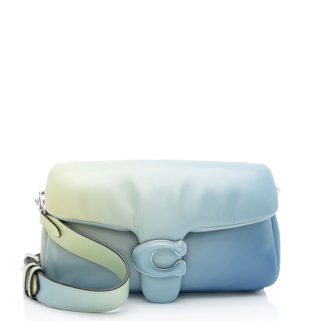 るCOACH Pillow Tabby ショルダーバッグ ライトブルー Coach Ombre Leather Pillow Tabby 26 Shoulder Bag | ShopSimon