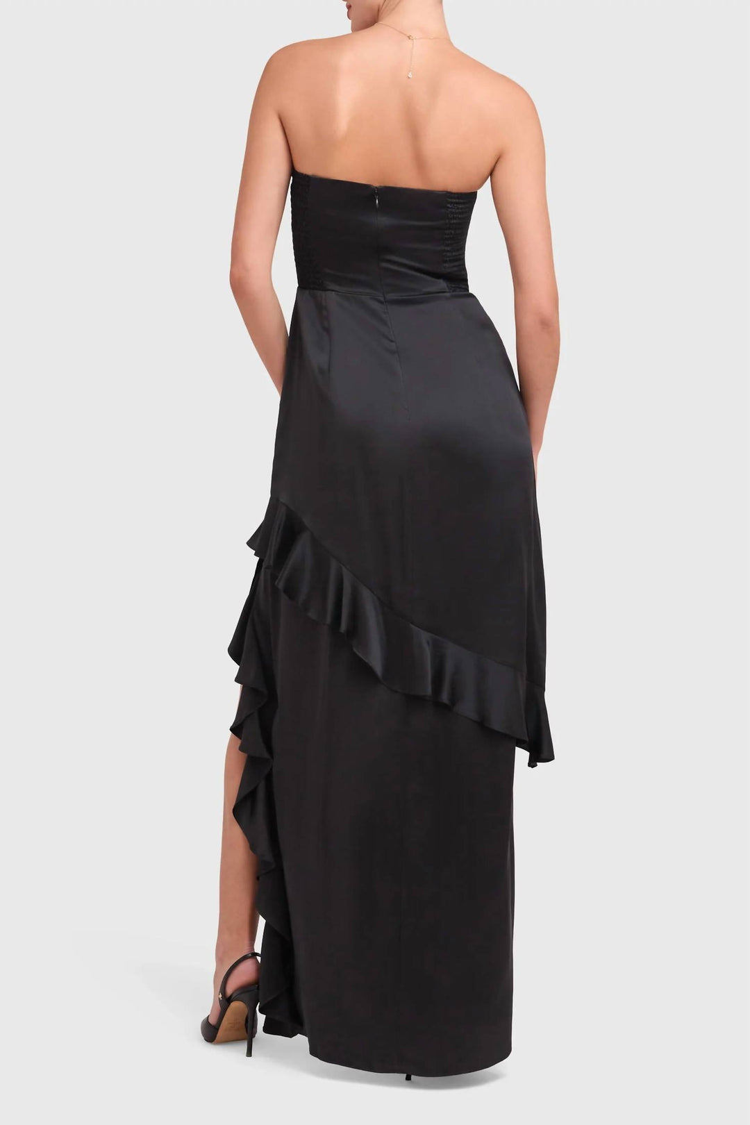 magnolia corset hi lo maxi a line dress Magnolia Cotton Corset Maxi Dress