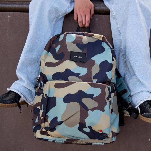 STATE Reed Backpack In Camo | ShopSimon