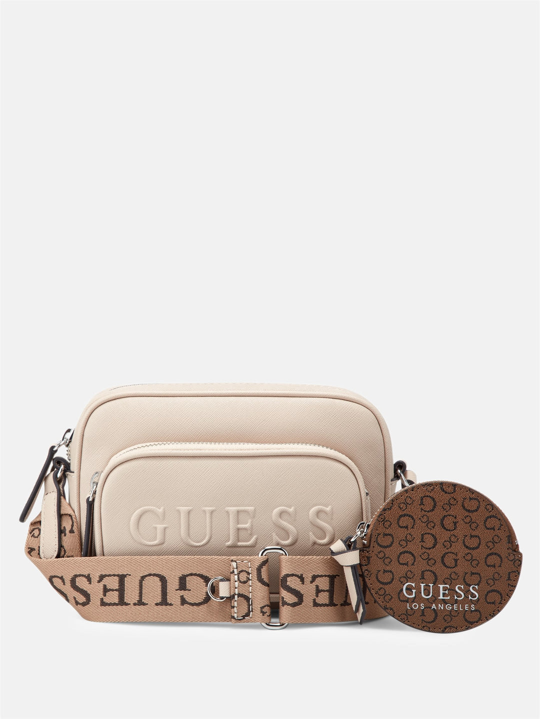 Guess Factory Lya Mini Double-Zip Crossbody | ShopSimon