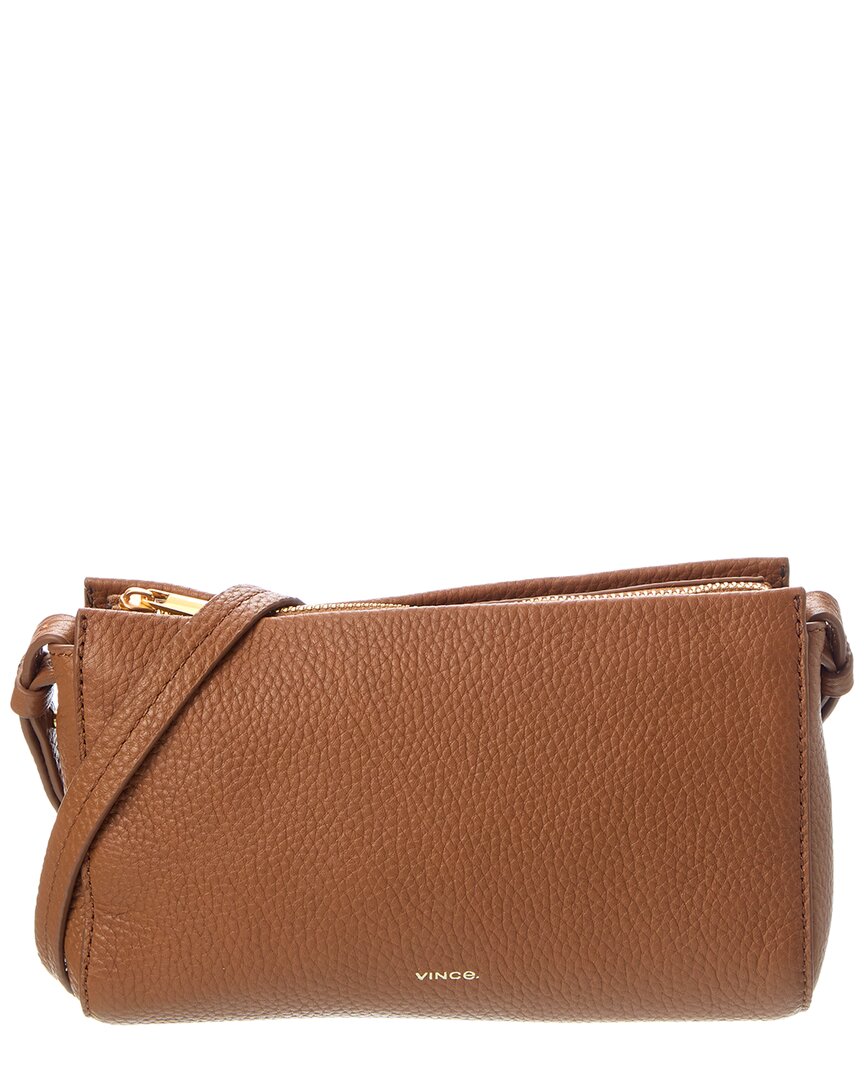 Vince Smyrna Wos Top Zip Leather Crossbody | ShopSimon