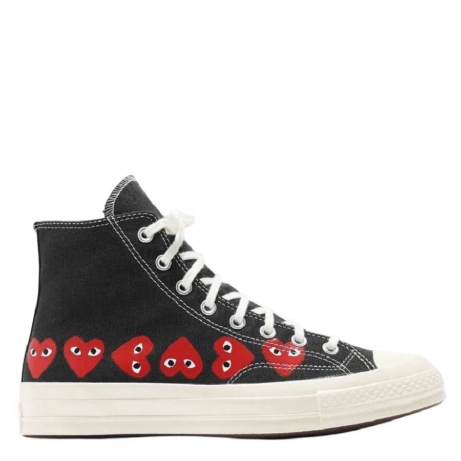 Comme Des Garcons Play X Converse Multi Heart Sneakers | ShopSimon