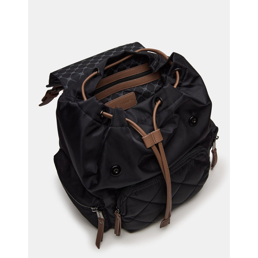 【Steve Madden】ROLO ナイロンバックパック ROLO Black Women's Drawstring Backpack – Steve Madden