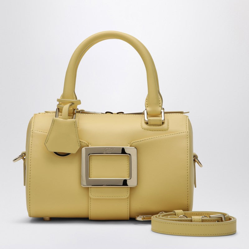 バッグ・カバンその他 ROGER VIVIER Belle Vivier Bowling Bag in yellow leather Roger Vivier Women's Belle Vivier Bowling Bag In Yellow