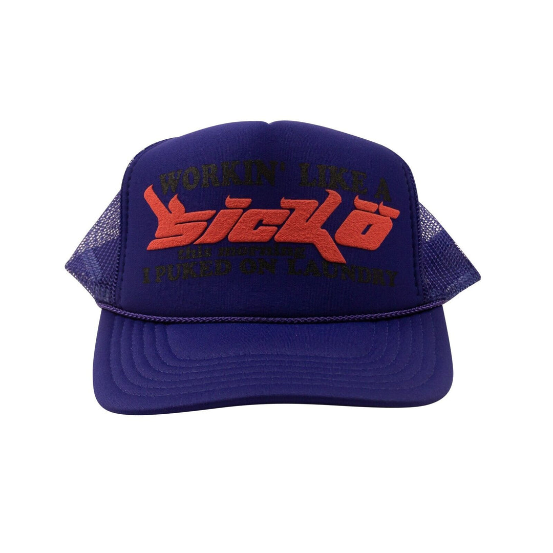 Sicko Purple Working Like A Trucker Hat | ShopSimon