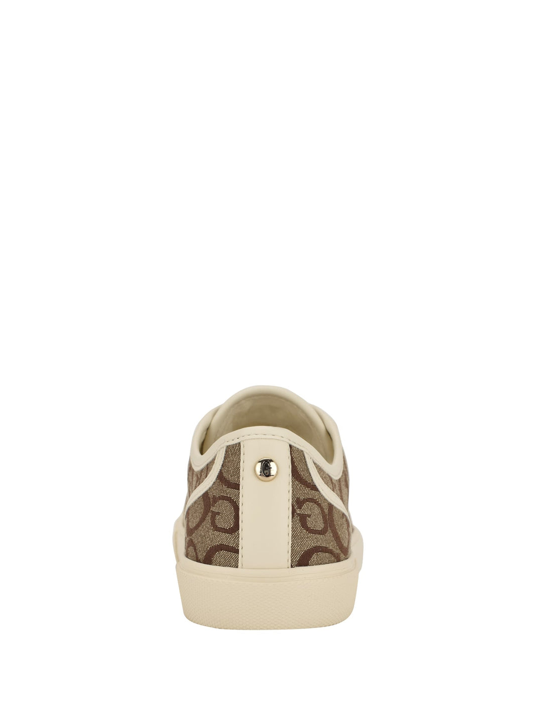 Guess Factory Pause Logo Knit Sneakers | ShopSimon GUESS Tubulo Men\'s High Top Lace Up Sneakers Memory Foam Logo Beige & Tan 9 1/2 main image 1