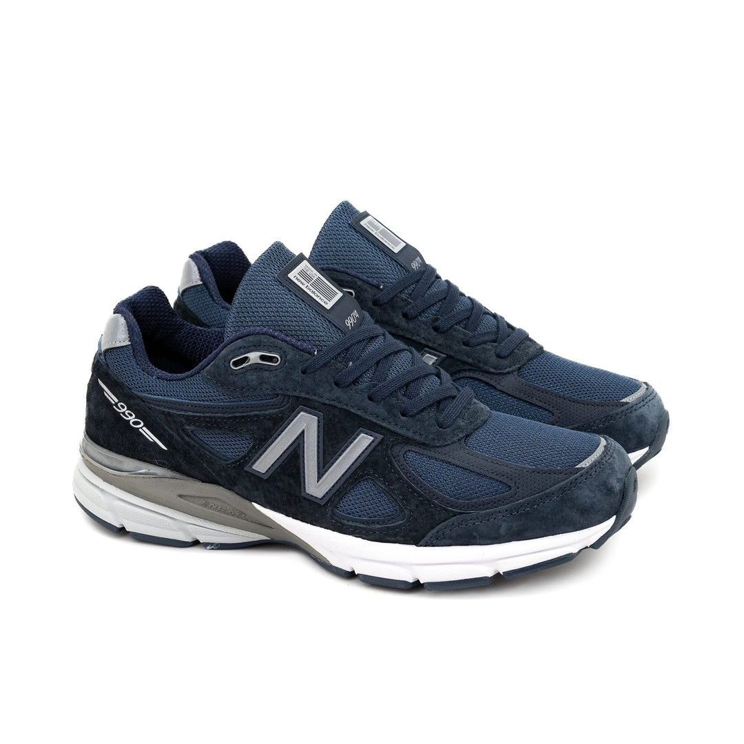 New Balance 990 V4 Navy/silver U990nv4 Men's | ShopSimon