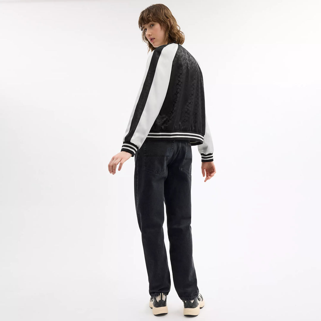 Coach Outlet Reversible Signature Souvenir Varsity Jacket | ShopSimon