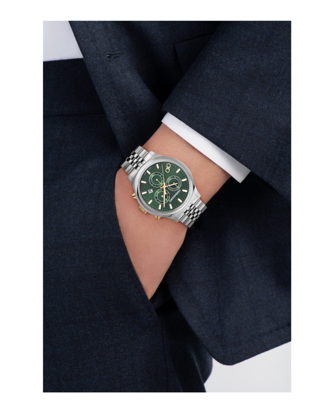 Salvatore Ferragamo Ferragamo Duo Chrono Bracelet Watch | ShopSimon