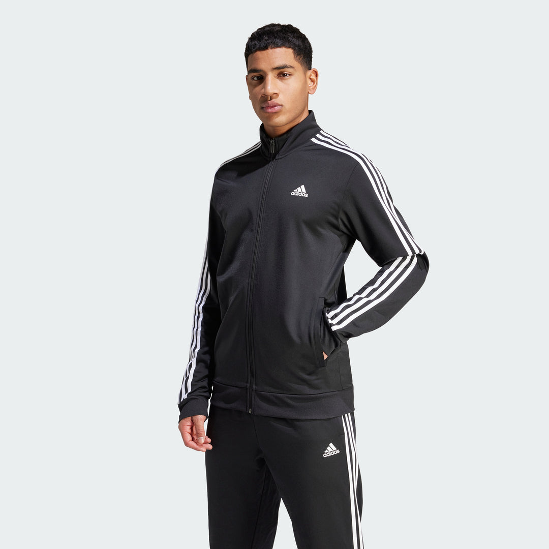 adidas Men's Essentials Warm-up 3-stripes Track Jacket | ShopSimon