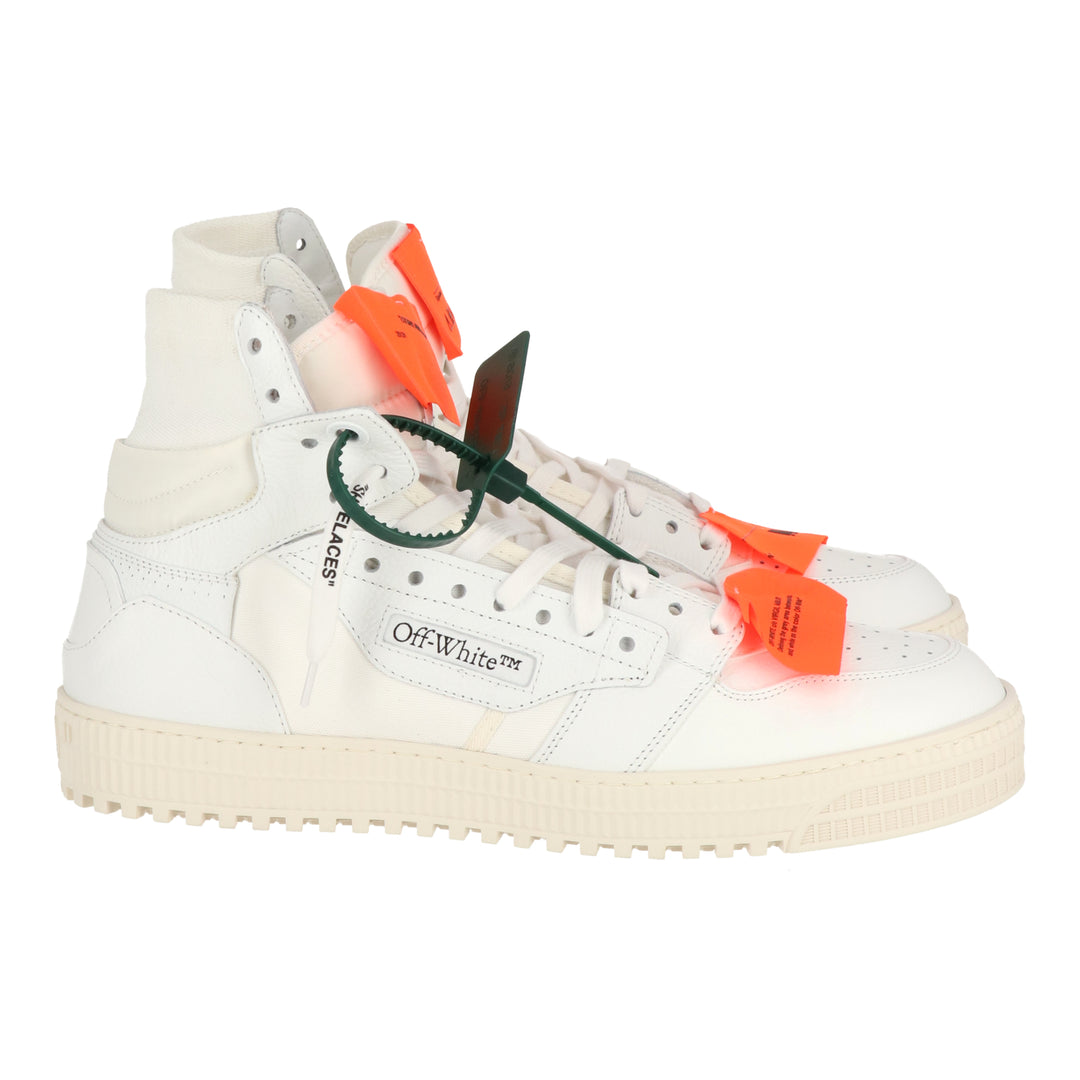 off white blue and orange sneakers