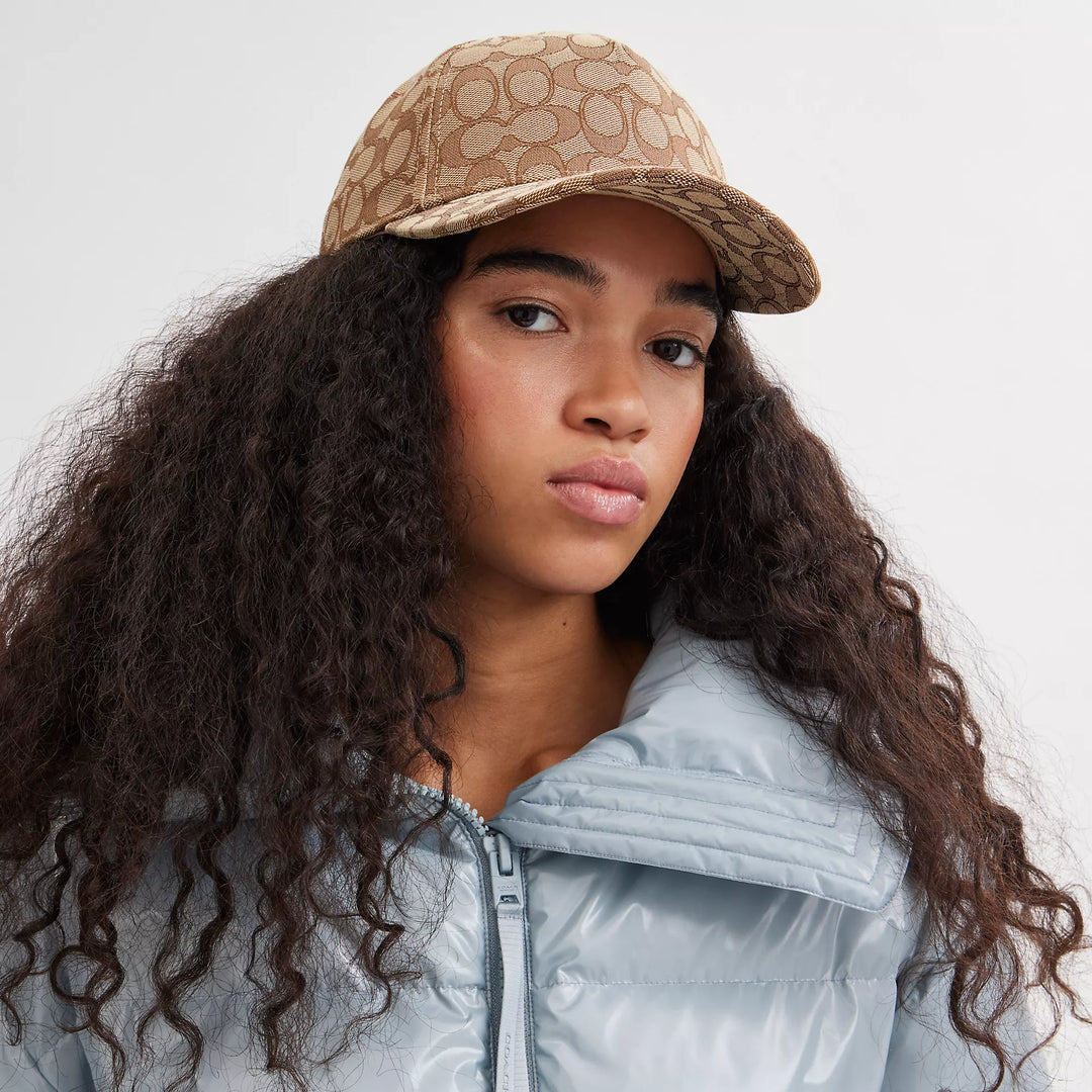 ◆Coach◆ Signature jacquard base ball hat CH788 CHR COACH® Outlet | Signature Jacquard Baseball Hat