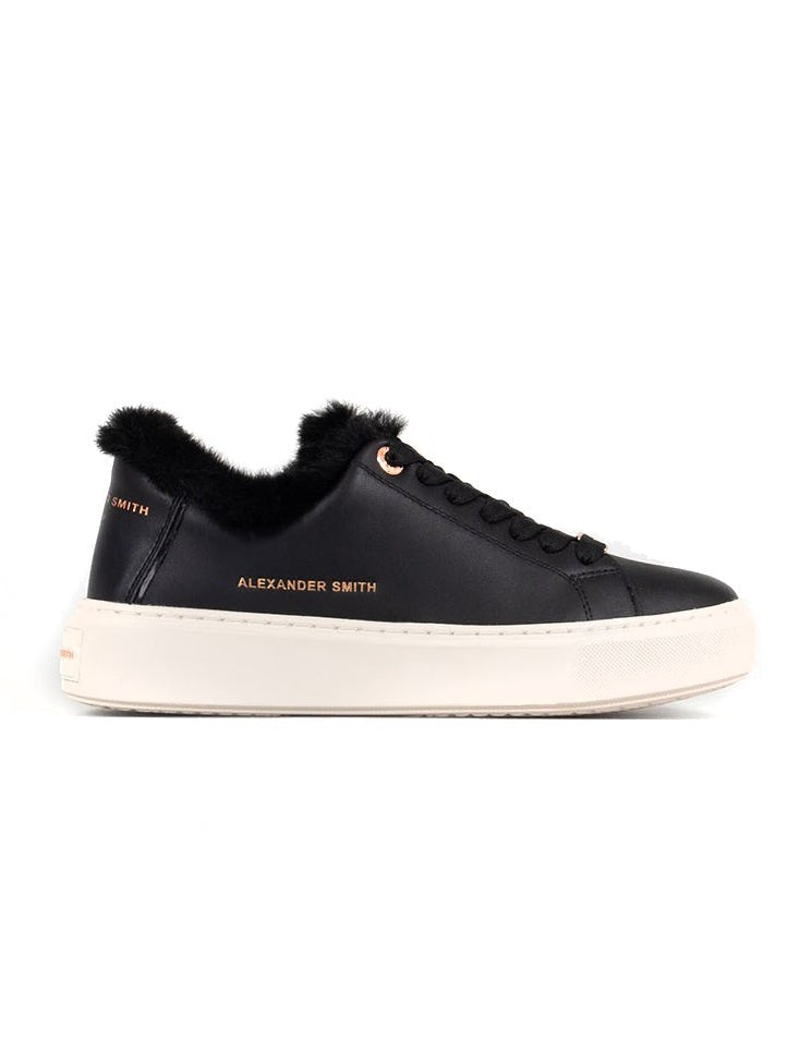 スニーカー Alexander Smith Glossy Black Cow Leather Trainers Alexander Smith Black Cow Leather Trainers | ShopSimon