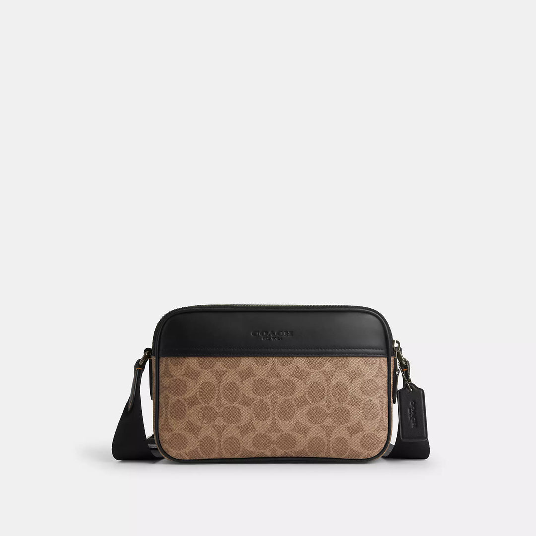バッグ COACH Shoulder Body Bag Graham Signature Coach Outlet Graham Crossbody Bag In Signature Canvas | ShopSimon