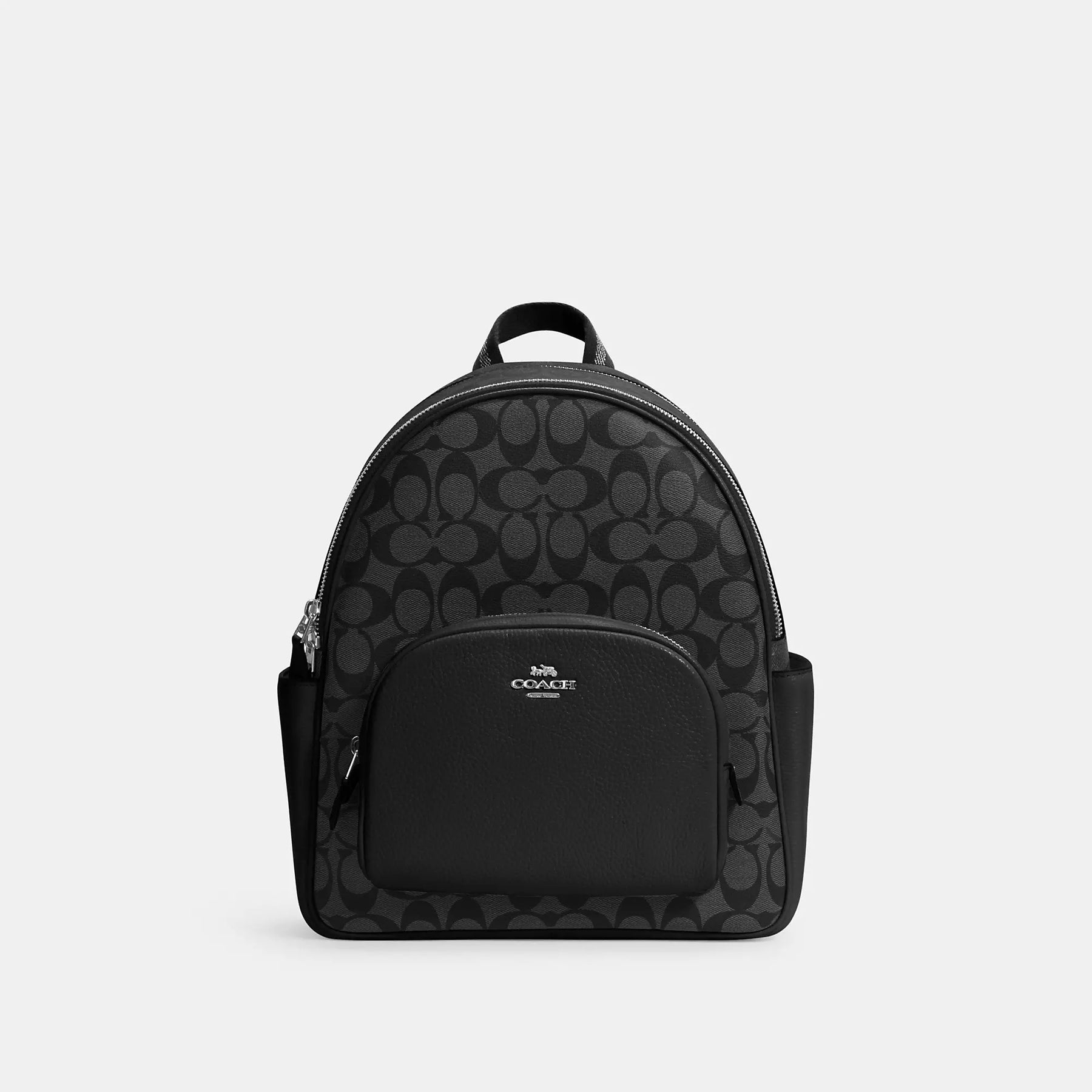 addison backpack coach Black Nylon & Leather A luggage sleeve and top handle offer versatile carry options. Coach Addison Black Nylon Backpack