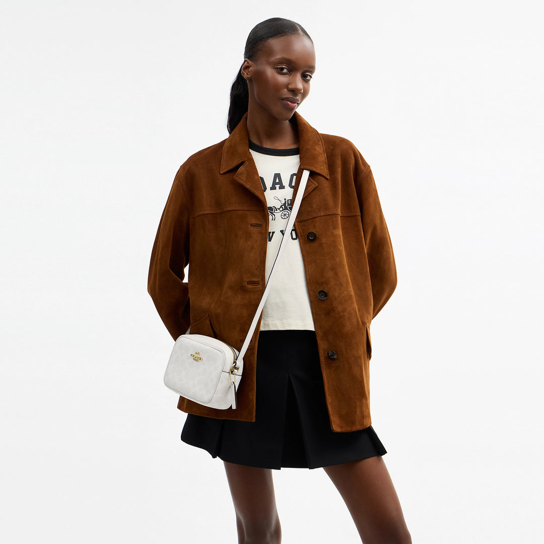Coach Outlet Mini Jamie Camera Bag In Signature Canvas | ShopSimon