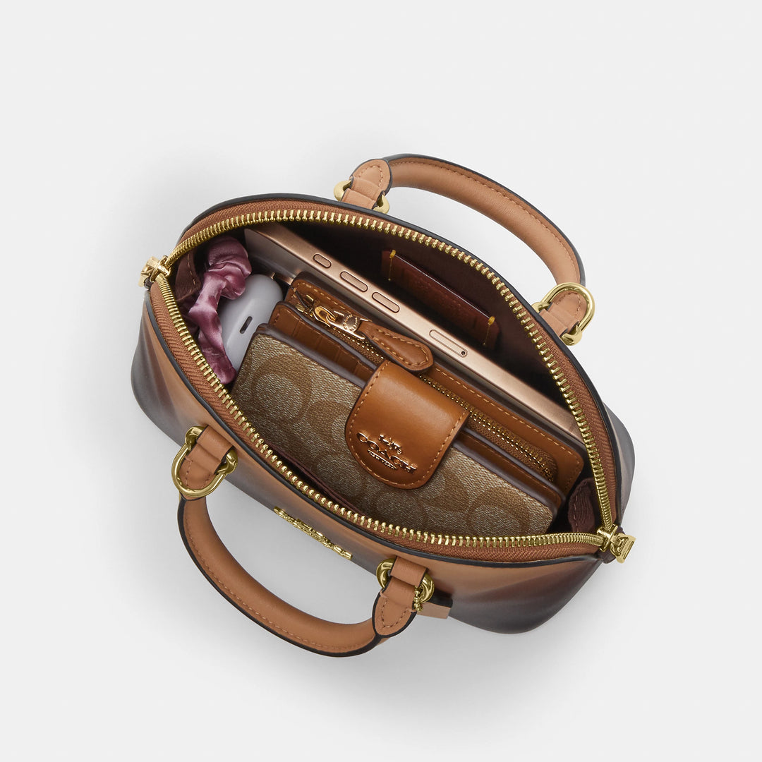 Coach Outlet Lara Mini Satchel Bag With Ombre | ShopSimon