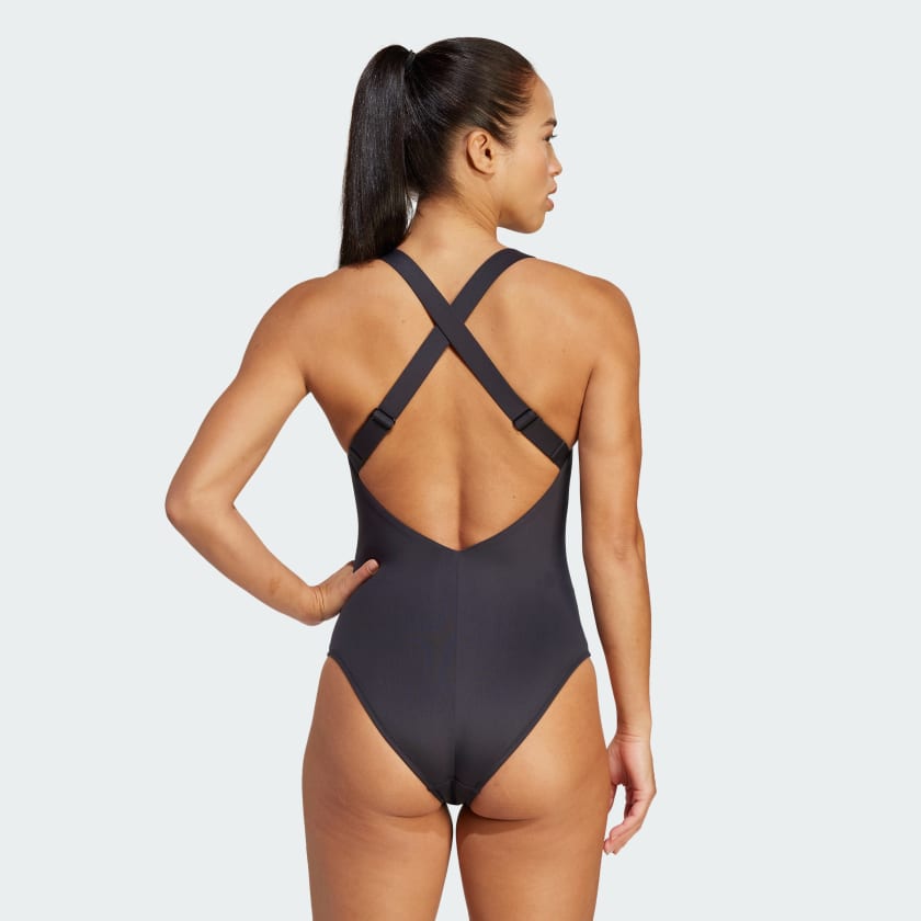 【Adidasコリア】 Iconisea Ribbed Padded Thin Straps Swimsuit adidas Iconisea Ribbed Padded Thin Straps Swimsuit - Green