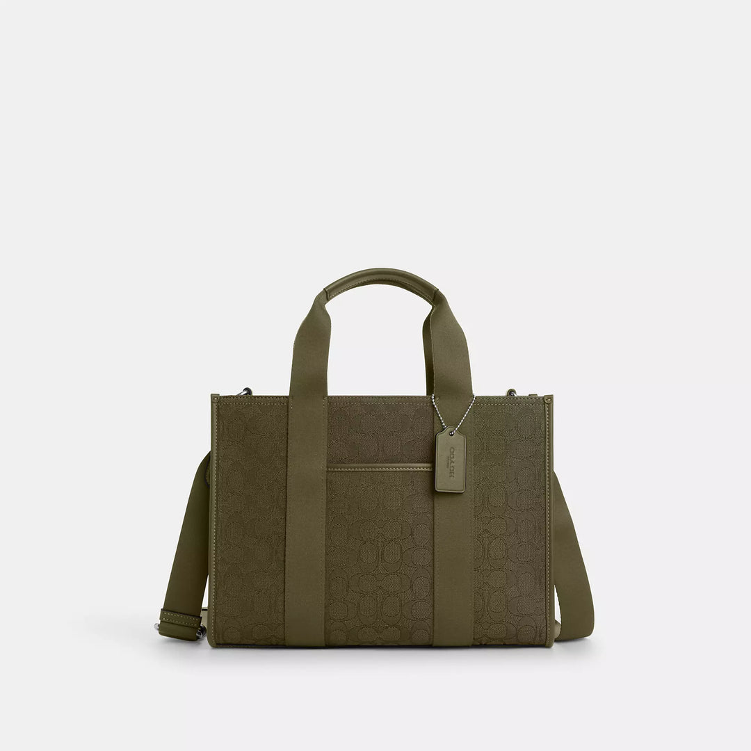Coach Outlet Smith Tote Bag In Signature Jacquard ShopSimon