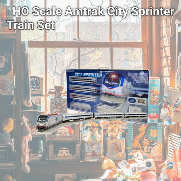BACHMANN Ho Scale Amtrak City Sprinter Train Set | ShopSimon