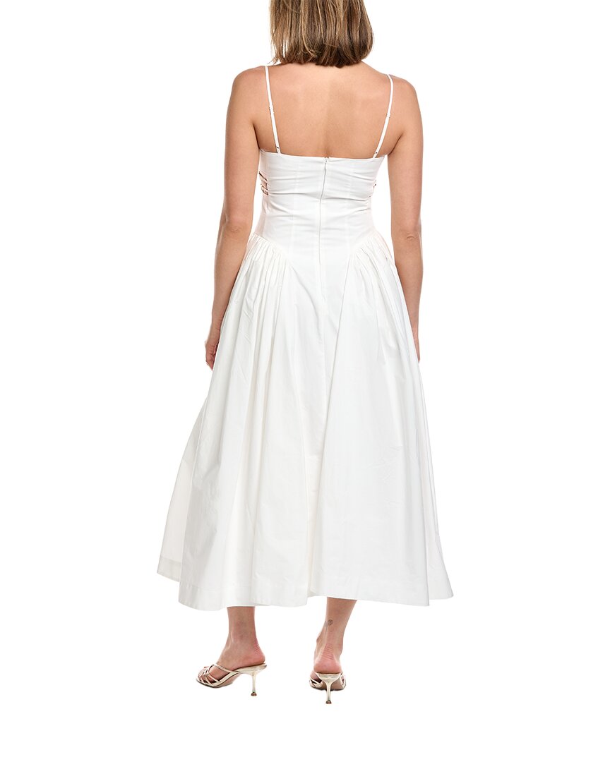 AMUR Aliza Midi Poplin Dress | ShopSimon