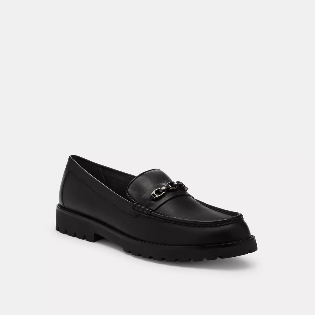 COACH BLACK/COAL ローファー 7C 24cm COACH® | Leah Loafer
