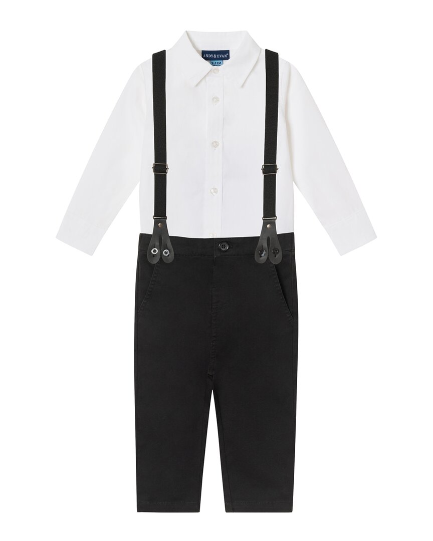 Andy & Evan Andy & Evan Button-Down, Suspenders & Pant Set,All Products : American Fashion Style Bags On Sale