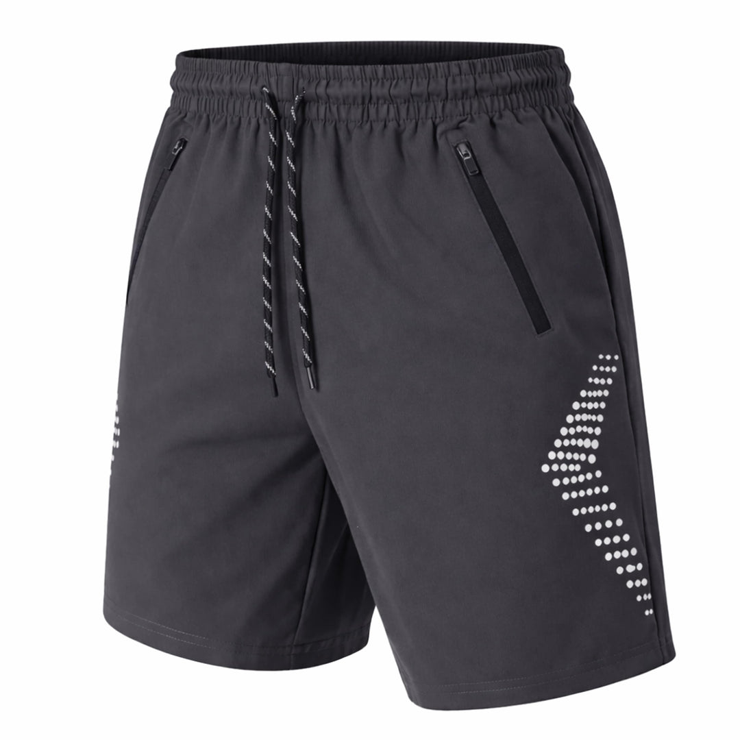 Jump Start Men's Performance Training Shorts With Zipper Pockets