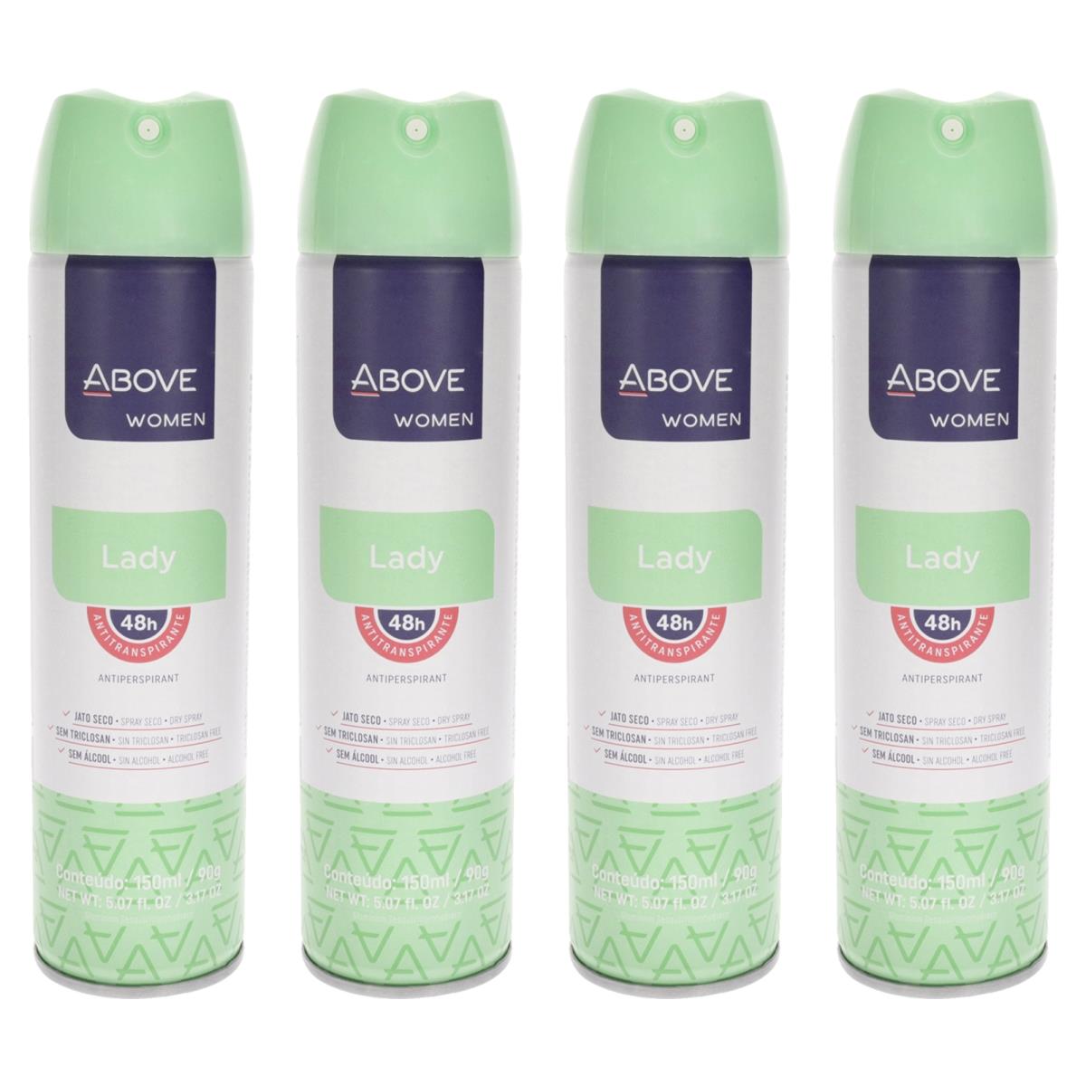 Above Above 3.17 oz 48 Hours Antiperspirant Deodorant for Women - Lady - Pack of 4,All Products : American Fashion Style Bags On Sale