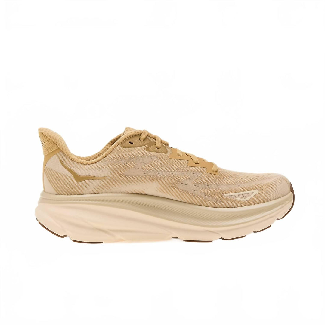 Hoka Men's Clifton 9 Running Shoes In Wheat/ Shifting Sand | ShopSimon